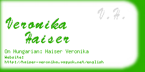 veronika haiser business card